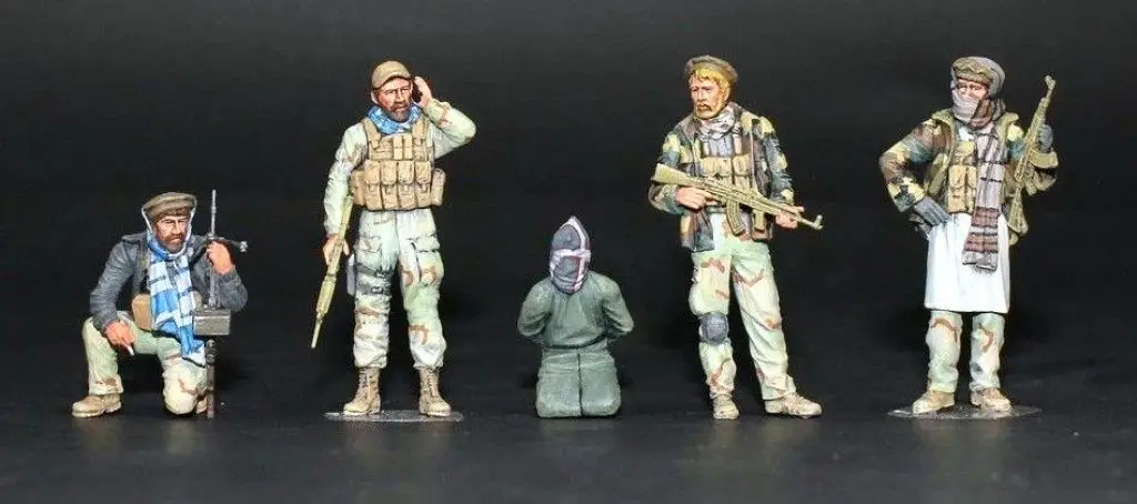 

1:35 Ratio Die-cast Resin Special Forces Soldiers 5 Figures Need To Be Assembled And Colored By Themselves