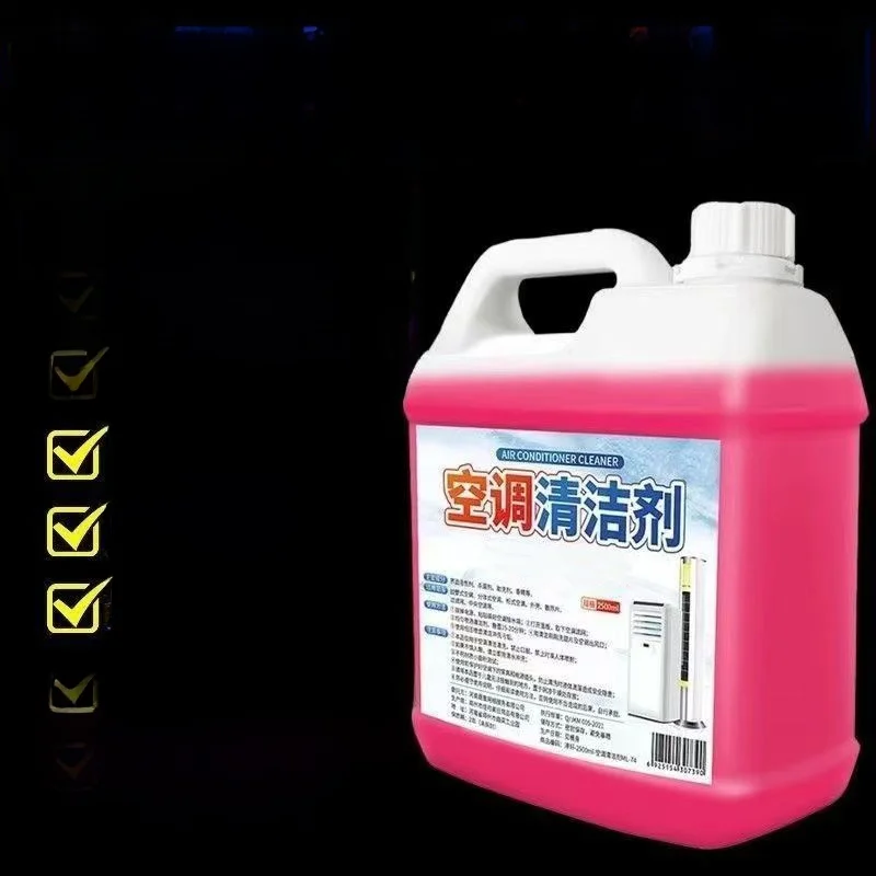 フルセットエアコン洗浄ツール-内部および外部機械用-強力な汚れ除去-洗浄不要-分解不要-水収集カバー