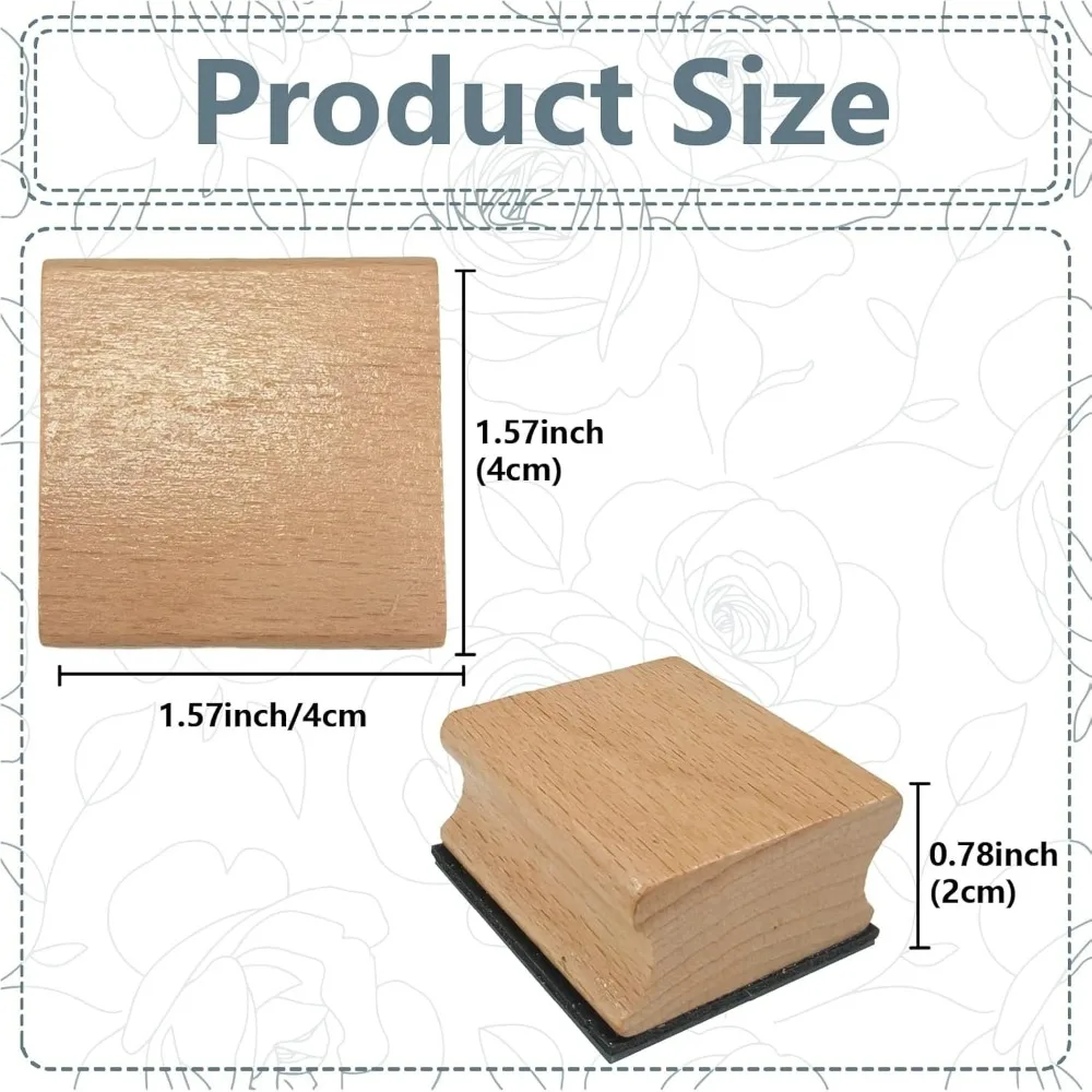 Star Wood Rubber Stamps Small Wooden Reusable Cute Decorative Funny Journaling Weeding Invitation Seals