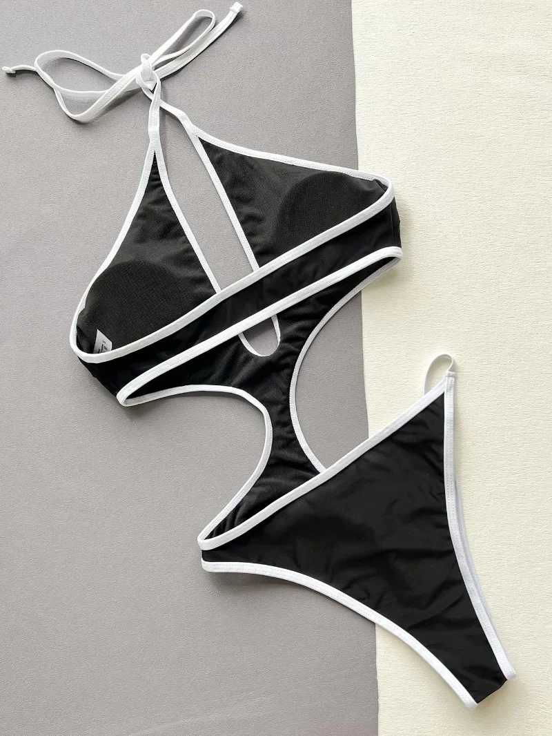 مثير قطع ملابس السباحة قطعة واحدة بيكيني داخلية النساء عالية الخصر مبطن ثونغ ملابس السباحة الإناث ثوب السباحة biquini