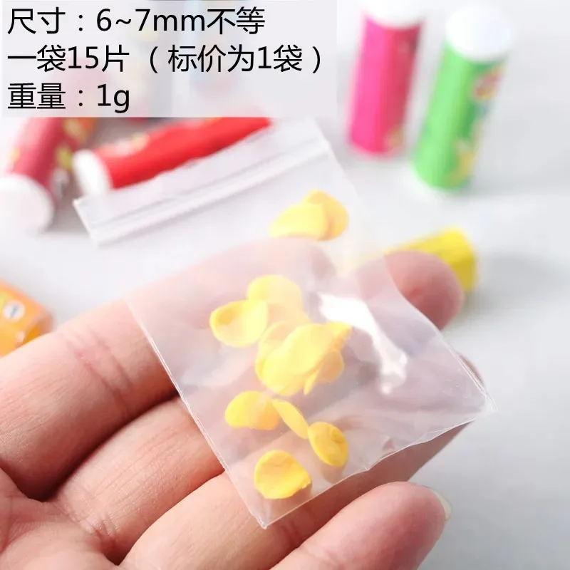 1/6 Scale Tiny Dollhouse Potato Chips Snack Food Model Realistic Pretend Play Kitchen Toy Barbie Doll House DIY Scene Ornament view 6