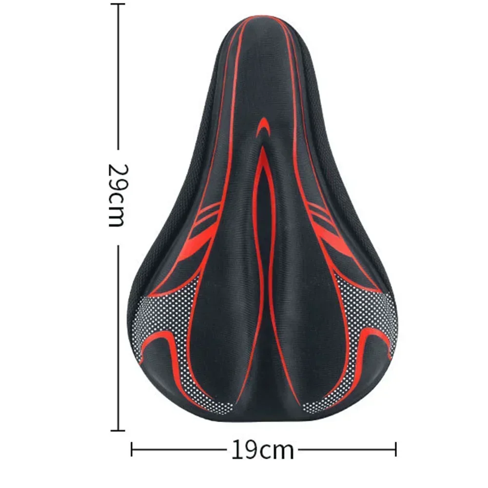 Bicycle Seat Cover Soft Thickened Saddle For Mountain Bike Sponge Foam Seat Cushion Breathable Saddle Cycling Accessories