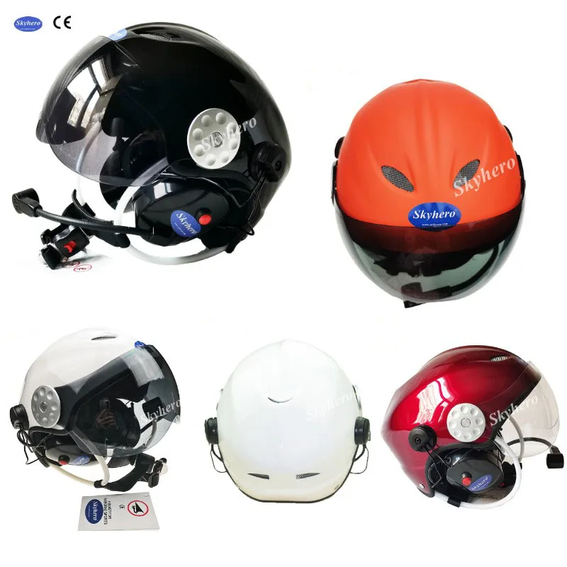 High Noise Canceling Paramotor Helmet, Use for Different Kinds of Radio Powered Paragliding Aircraft Helmet