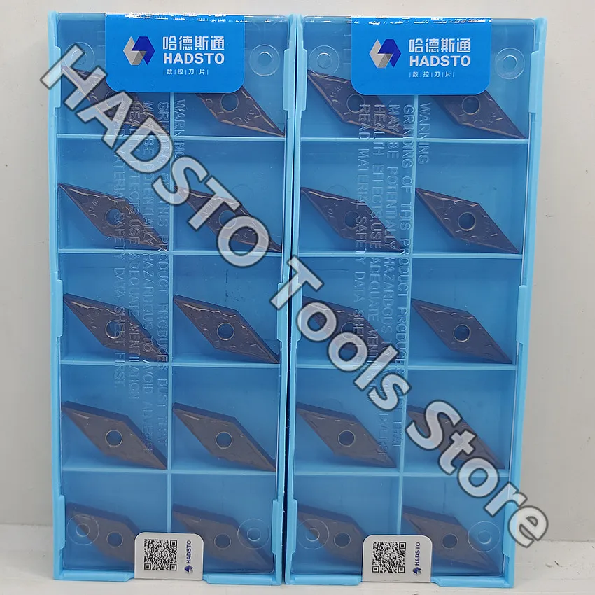 

50pcs VNMG160404-BM HS7125 VNMG160404 VNMG331 HADSTO CNC carbide inserts Turning inserts For Steel, Stainless steel, Cast iron