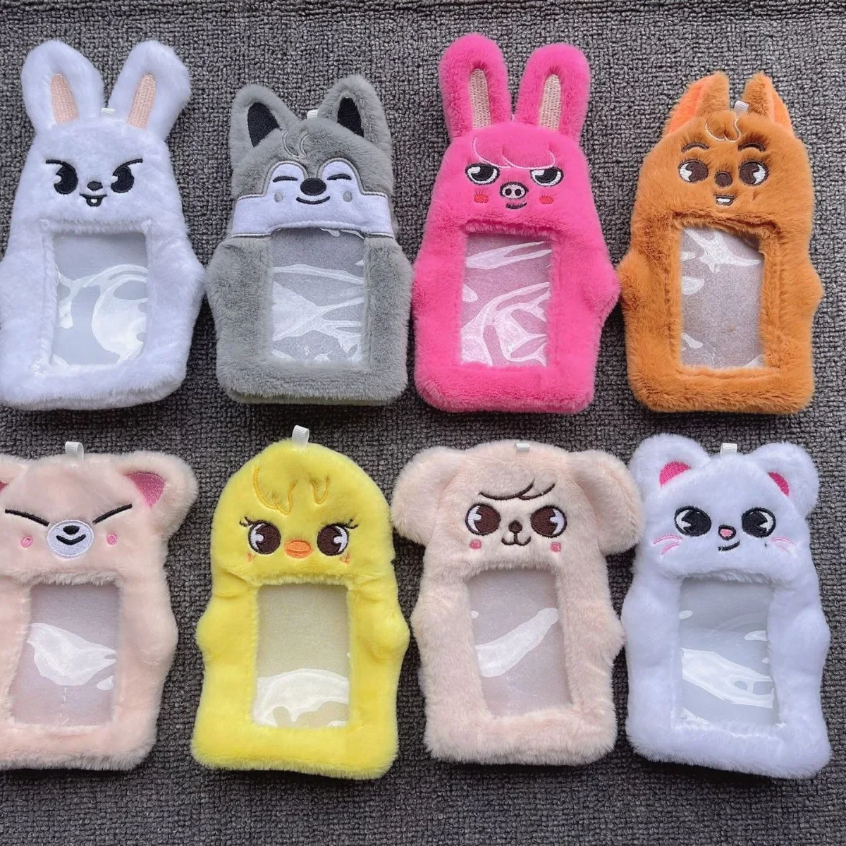 Korea Popular Music Card Holder Soft Animal Photocard Cover Credit ID Bus Card Protective Case Card Holders Fans Gifts