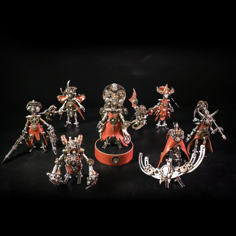 Metal assembled model of Dragon Cavalry Legion, deformable building blocks, Guochuang mecha, trendy toys, gifts, birthday gifts