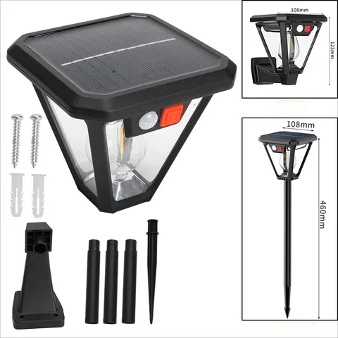 Dual-Purpose Solar Motion Light