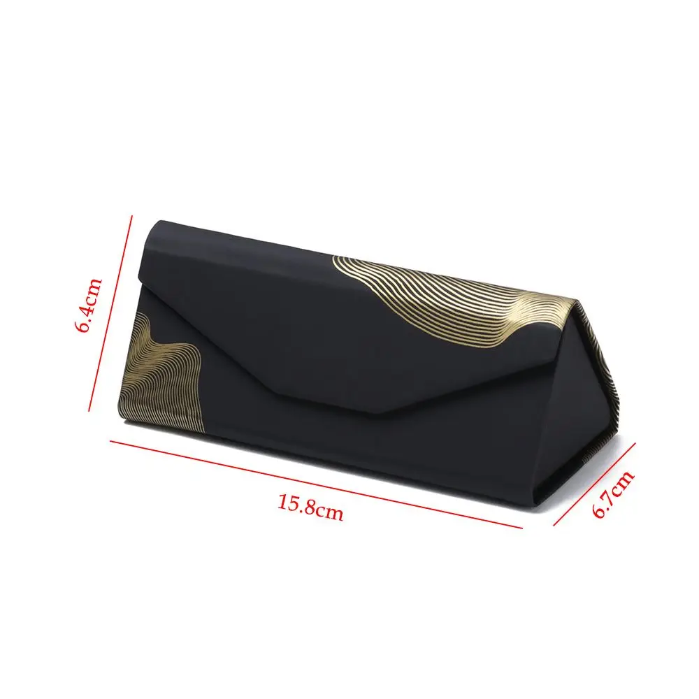 Hot Sunglasses Box Folding Waterproof Strong Magnet Eyewear Case Portable Black Business Glasses Box Eyeglasses Protective