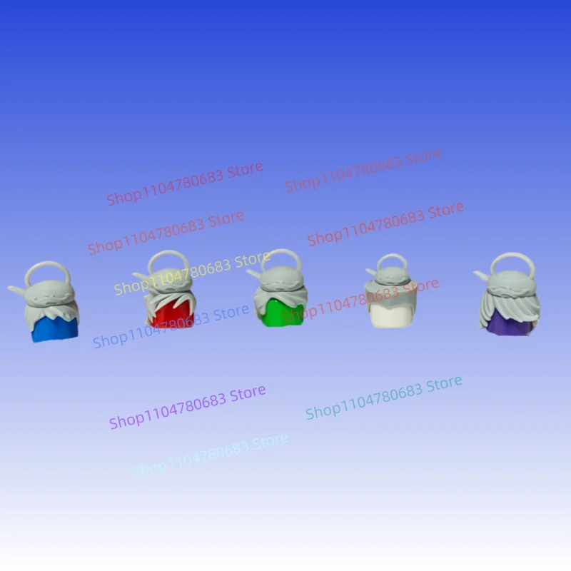 

Building Block Minifigure Accessories Unpainted Teapot Hairstyle Assembly Model Ornament Anime Character Toy Gift Action Figure