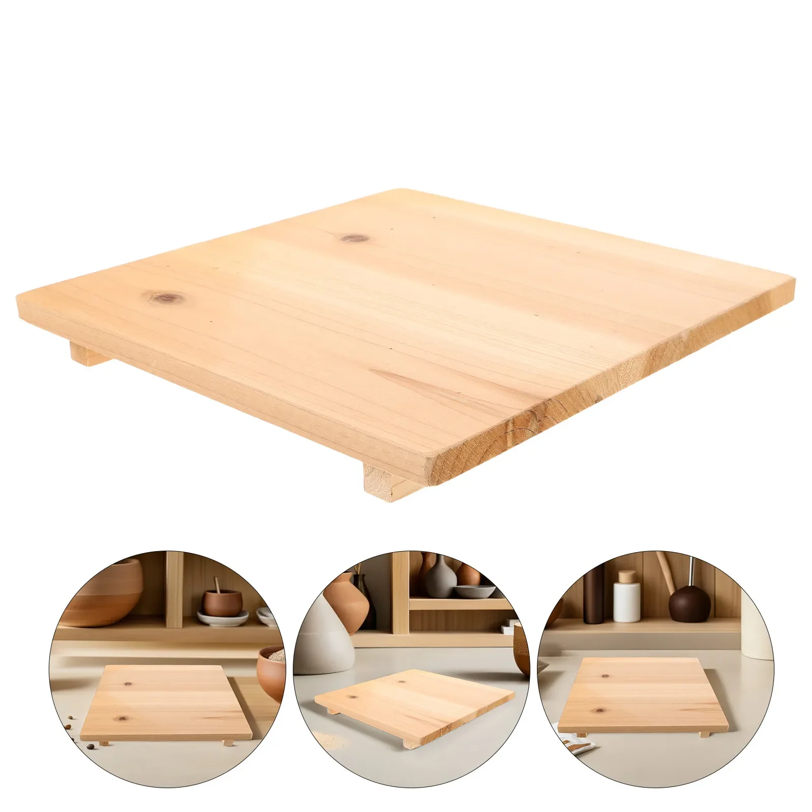 Pottery Drying Board 30.2cm Lightweight Wood Clay Throwing Bat for Air Dry Clay Ceramics Sculpting Uniform Drying Portable