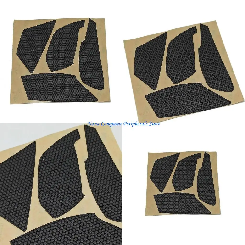 F68C ماوس مضاد للانزلاق مقابض جانبية مكررة مطاطية لـ Basilisk V2 ماوس وسادات مقاومة للعرق بدون ماوس