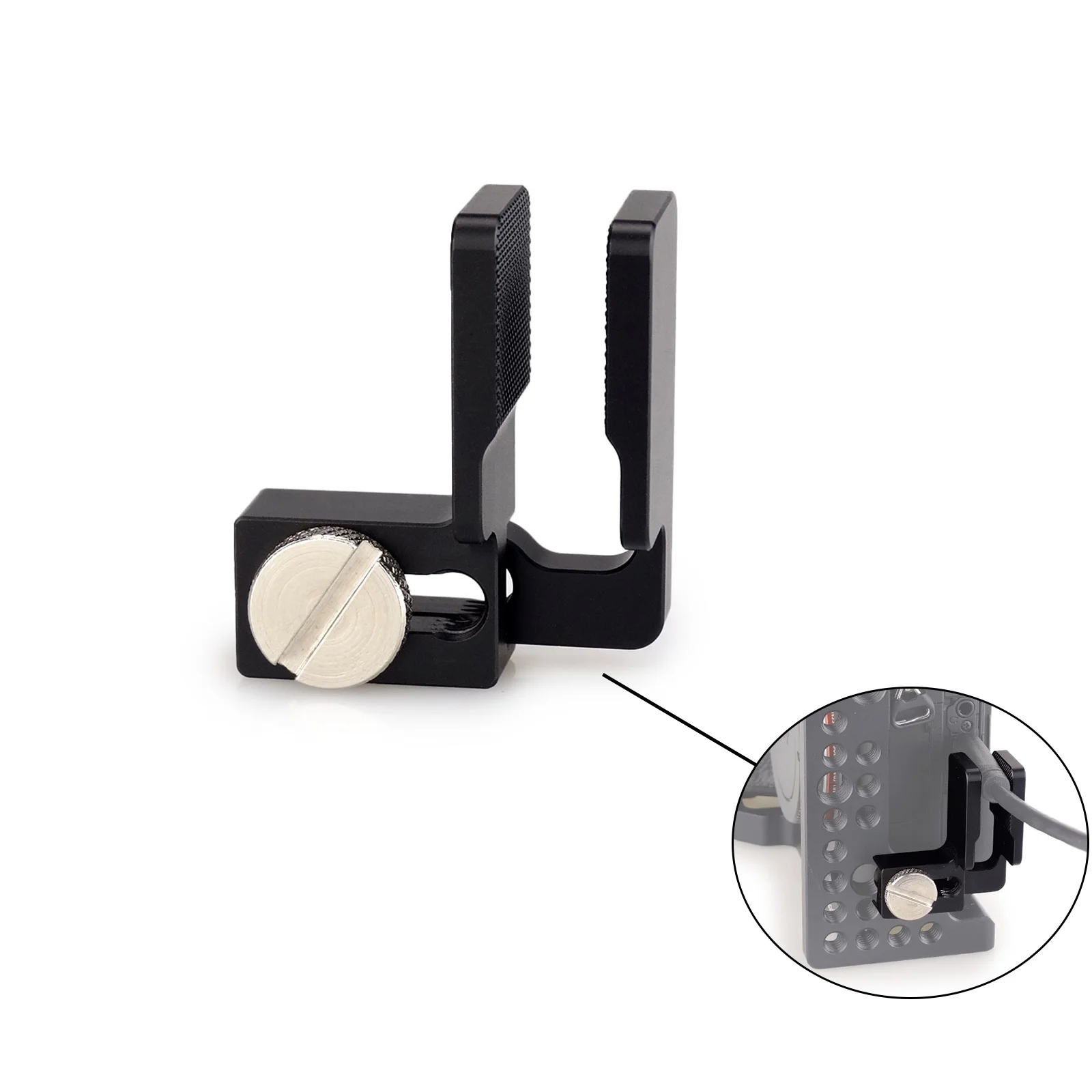 MAGICRIG HDMI / USB-C Cable Clamp for A7SIII / A7RIII / A7RII / A7SII / A7III / A7M3 / A7II / G7/ GH5 /GH4 /GH3 DSLR Camera Cage