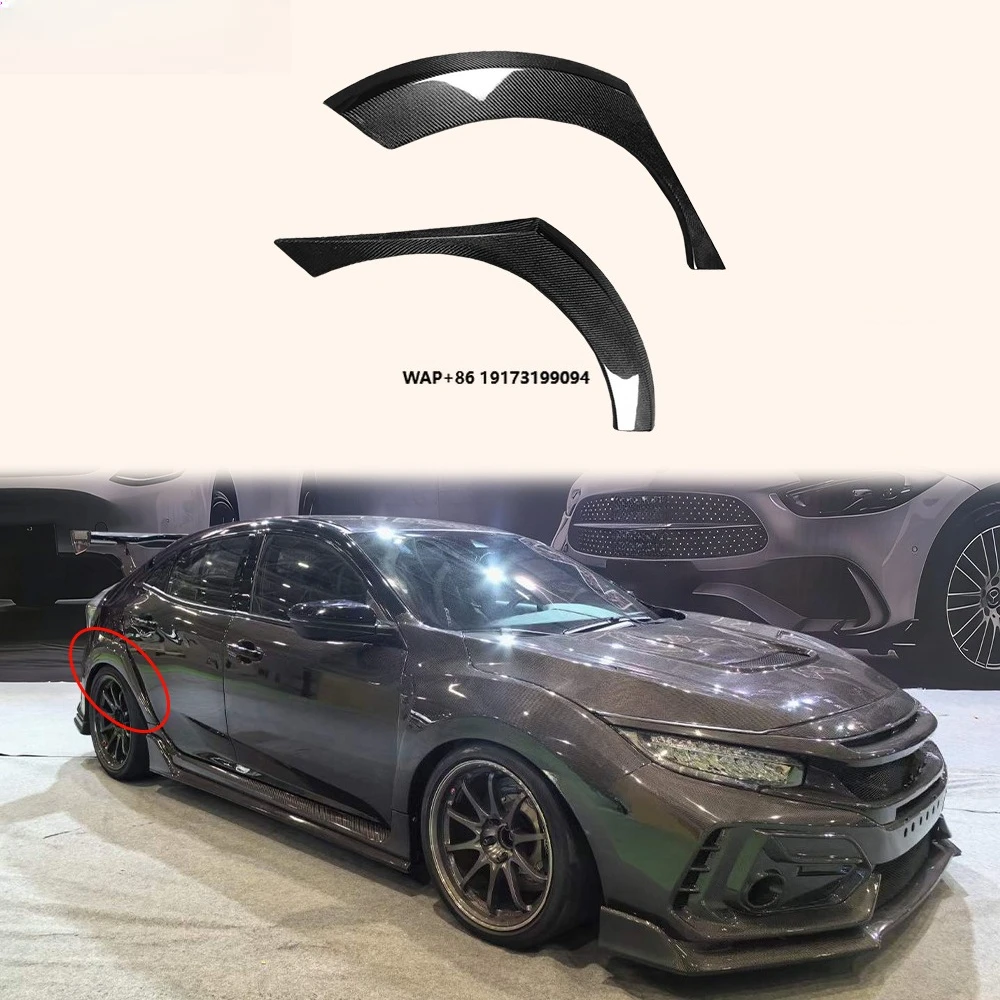 

For Type R FK8 17-21 Carbon OE Style Rear Side Fender Flare Arch