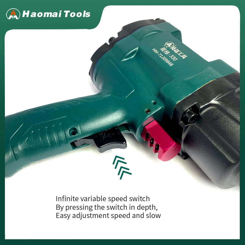 HaoMai 1/2 Chave de pistola de ar 1200N Chave pneumática de alto torque de grau industrial