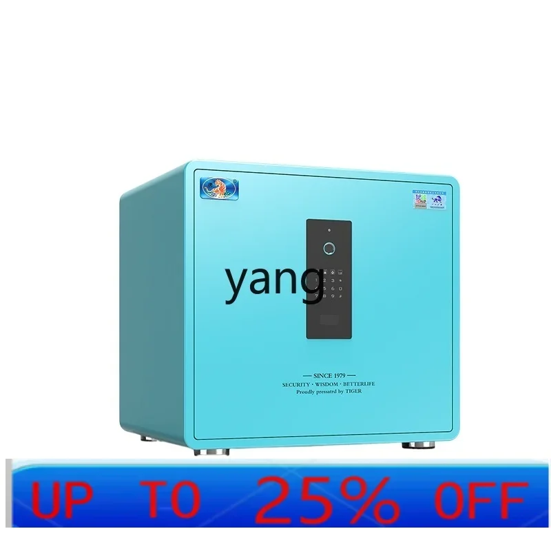 Lh Home Small Safe Fingerprint Password Anti-theft Wall Bedside Table Mini Safe Deposit Box