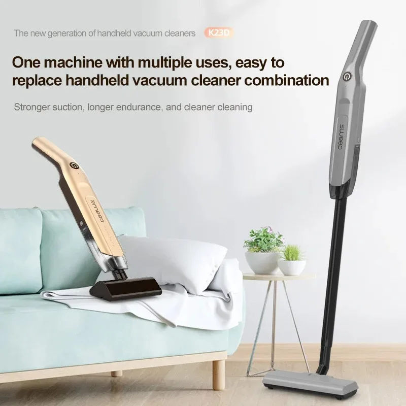 Household Wireless Vacuum Cleaner 20000Pa Suction High Power Low Noise Multiple Accessories Portable Deep Cleaning Sweeping Tool