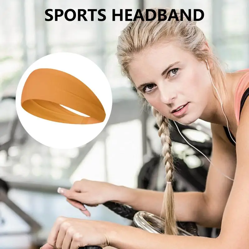 Workout Headbands For Women Breathable Running Headband Men Headband Skin-Friendly Workout Headbands Sweat Wicking Headband For