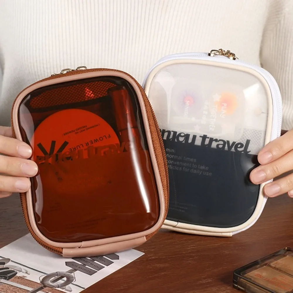 

Fashion Embroidered Makeup Ba Large Capacity Multicolor Wash Bag Small Square Bag Women