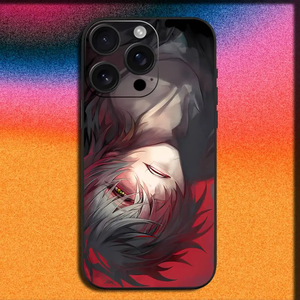 Custodia per telefono T-Towa S-Slow Damage per iPhone 17,16,15,14,13,12,11,Pro,Max,Plus,E,SE4,Air,Mini Cover nera