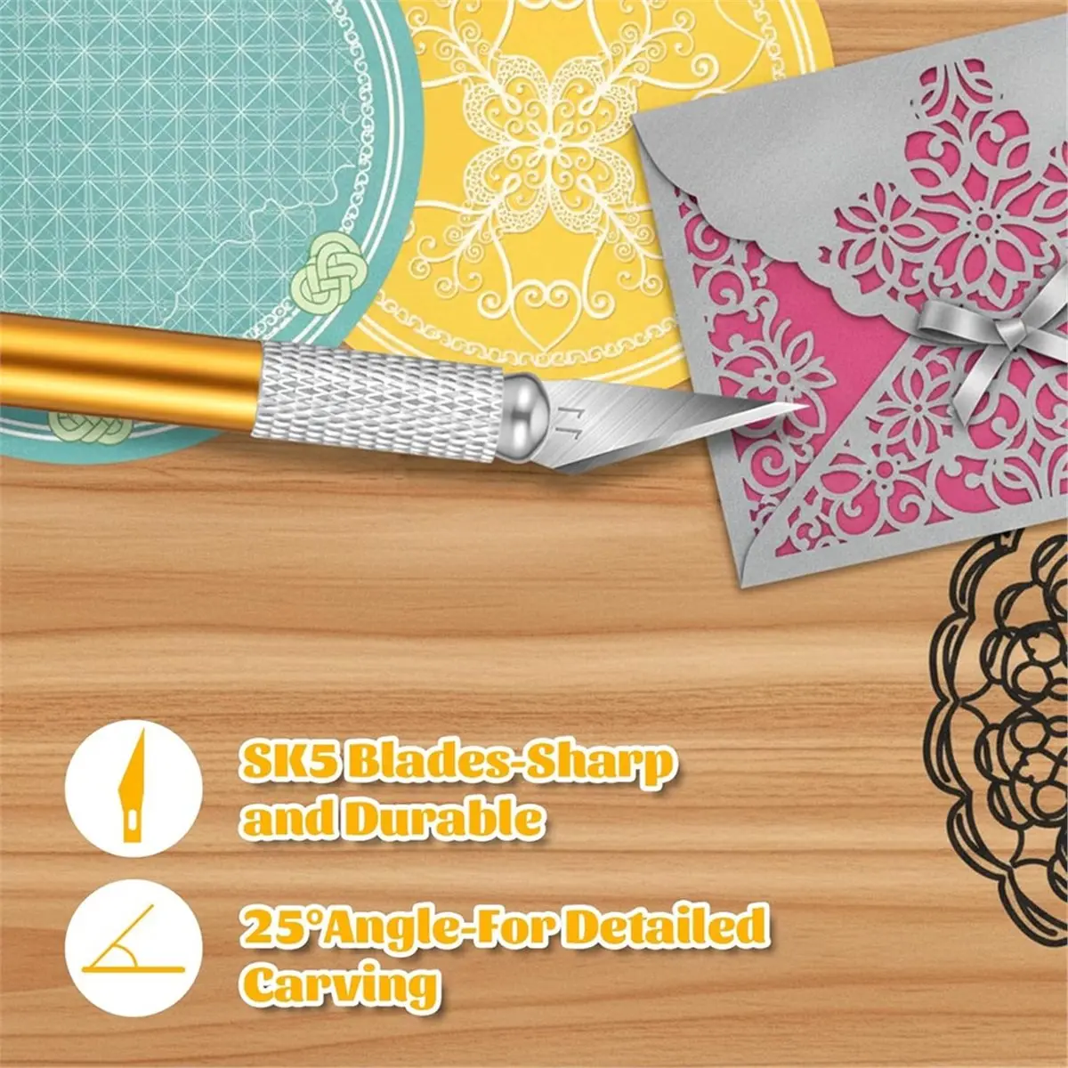 2026 YENİ 30 Parça Exacto Bıçak, Hobi Seti, El Sanatları Bıçakları, Profesyonel Exacto Bıçakları, El Sanatları, Sanat, Scrapbooking, DIY için
