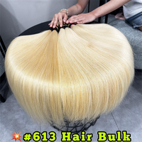 613 Honey Blonde Straight Bundles Brazilian Hair Weave Bundles Remy Human Hair Bundles Extensions 1/3/4 Bundle Deal 30 40 Inch