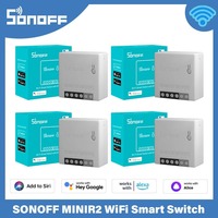 Sonoff Mini R2 Sonoff Light Switch Wifi Smart Switch Sonoff MiniR2 Remote Control 2-Way Timer Wireless DIY Switch Ewelink APP