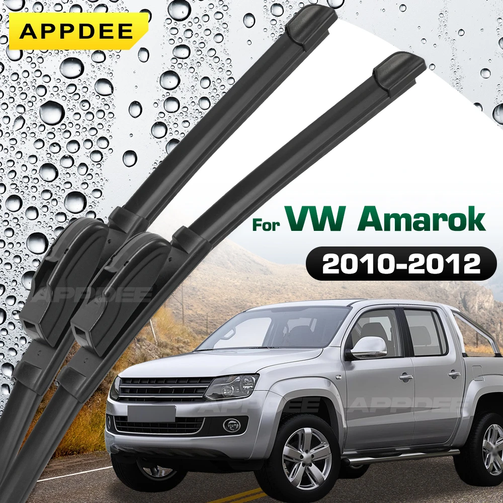 

Стеклоочиститель APPDEE для Volkswagen VW Amarok 2010-2012, силиконовые и резиновые передние щетки стеклоочистителя, щетки для лобового стекла