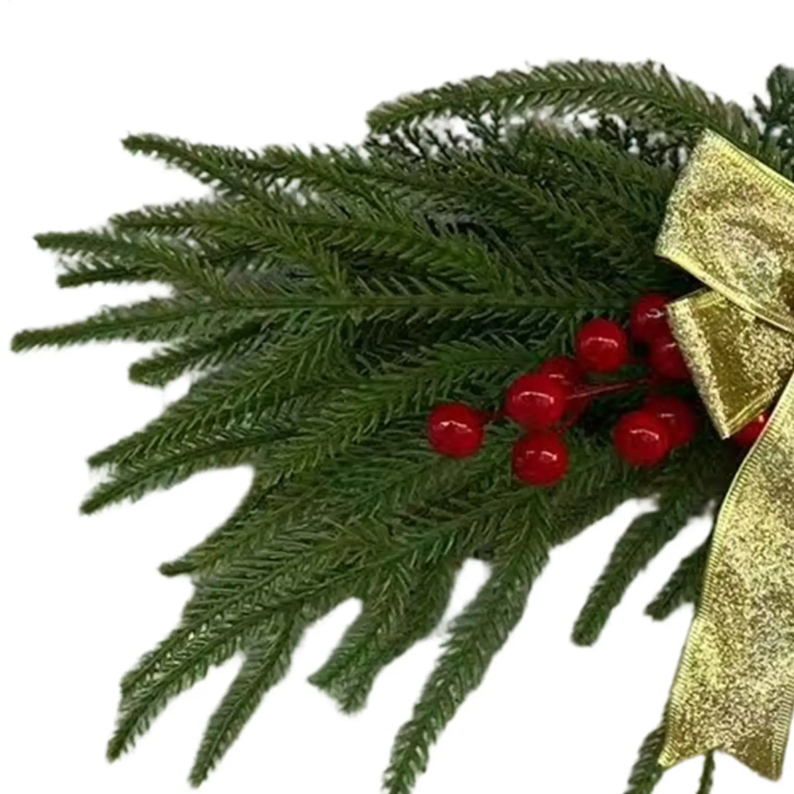 

Рождественский дверной венок 19 дюймов с бантом из ягод Зимний венок на дверь Рождественские украшения для зеркальной стены Камин Гостиная