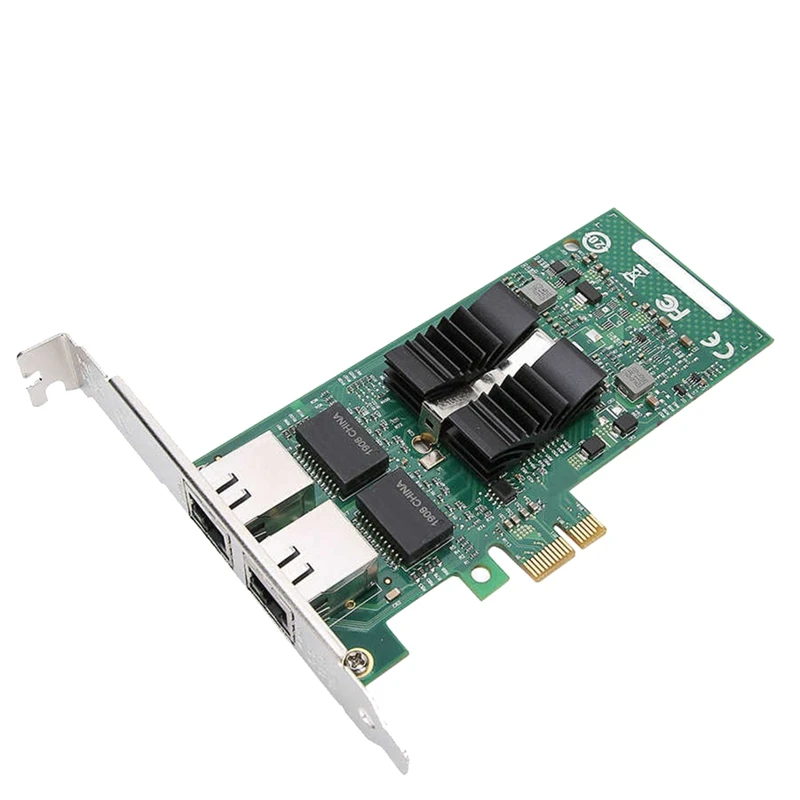 82576-T2 Dual Port Gigabit Network Card PCI-E Network Card Adapter For XP / WIN7 / WIN8 / WIN10