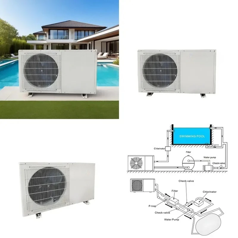 

Mini DC Inverter Air Source WIFI Heat Pump for Heating and Cooling Swimming Pool Water Heater