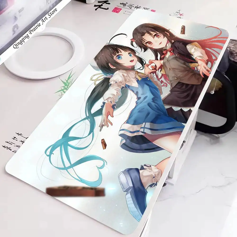 Anime R-Ryuuou No Oshigoto! Mousepad Non-slip Suitable For Office Computers Laptops E-sports Game Desk Mats XXL Keyboard