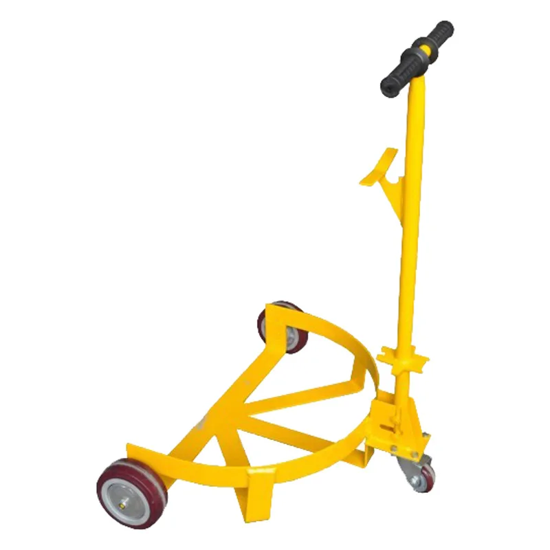 

Oil Drums Hand Trolley Hot Sale Manual Oil Drum Lifter Trucks Mini Simple Mechanical Transport Tool