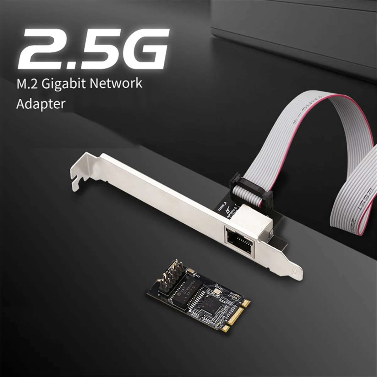 A88M M.2 2.5G Gigabit Netwerkkaart 2500M Industriële Gaming Netwerkadapter M2 (B + M Sleutel) I226 Chip Netwerkkaart