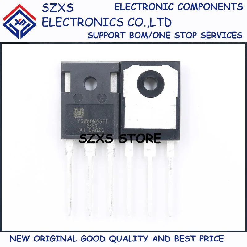 

New Original 5Pcs YGW60N65F1 YGW60N65F1A1 TO-247 650V 60A Power IGBT Field Effect Transistor In Stock Good Quality