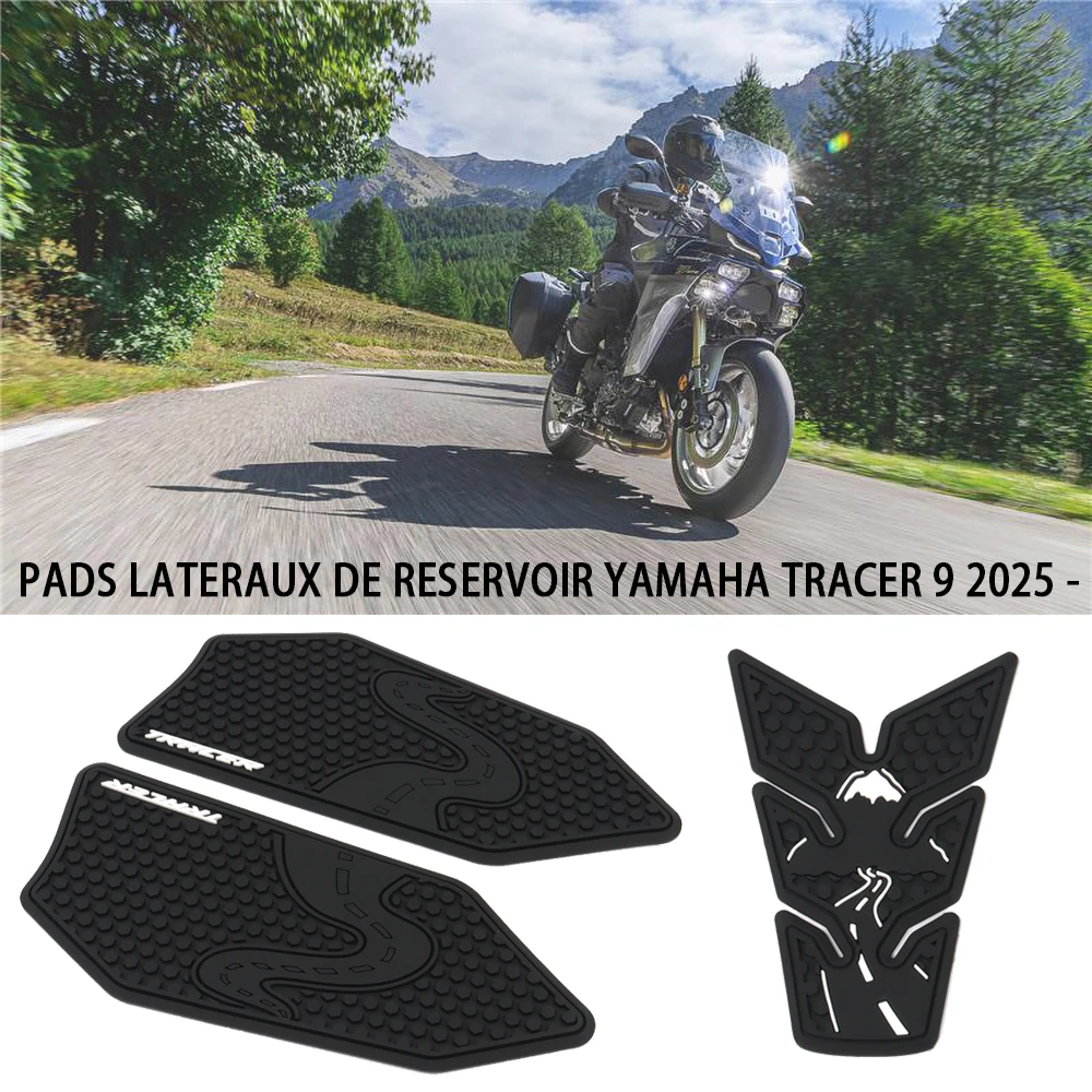 For YAMAHA tracer 9 TRACER9 TRACER 9 GT Y-AMT 2025 NEW Motorcycle tank Sticker pad Non-slip Side Fuel Rubber Waterproof Stickers