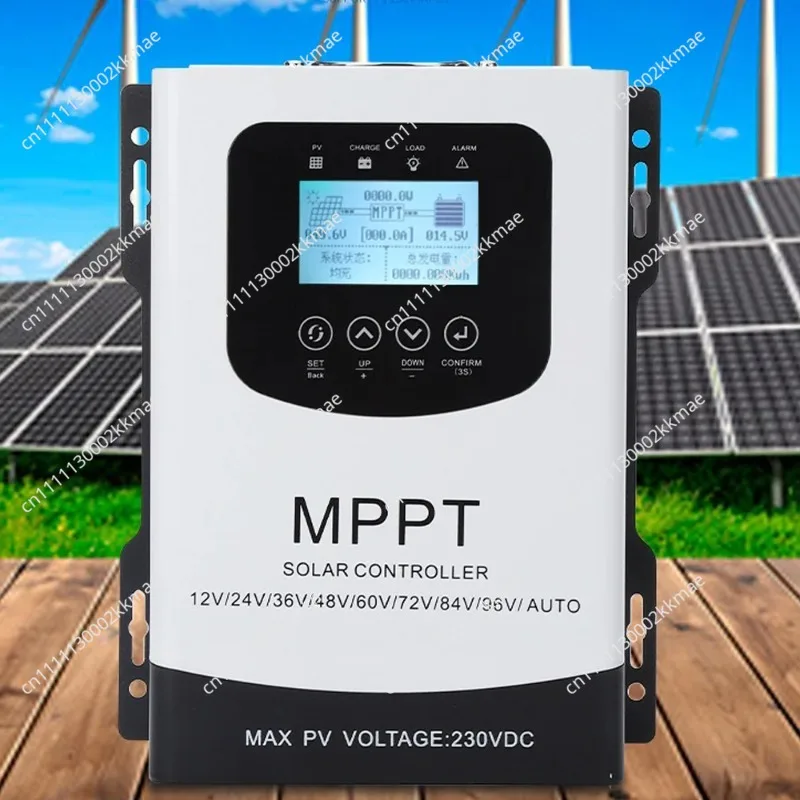 30A 40A 60A Solar Charge MPPT Controller DC 12V-120V to AC 230V WIth Display Battery Charging Regulator PV Controller