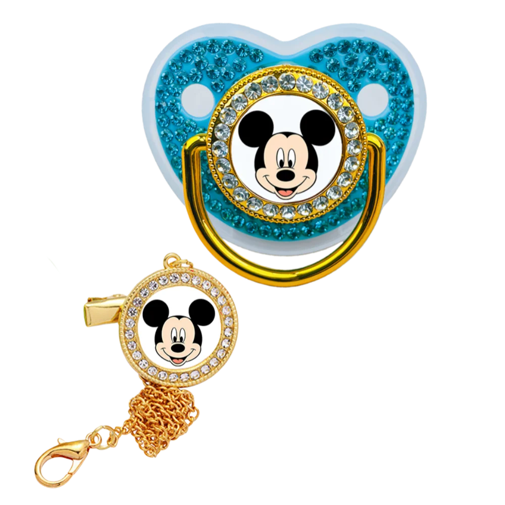 [Baby pacifier + Dust Cover] Baby pacifier Made of silicone pacifier soothing effect specially designed for newborns mouth chew