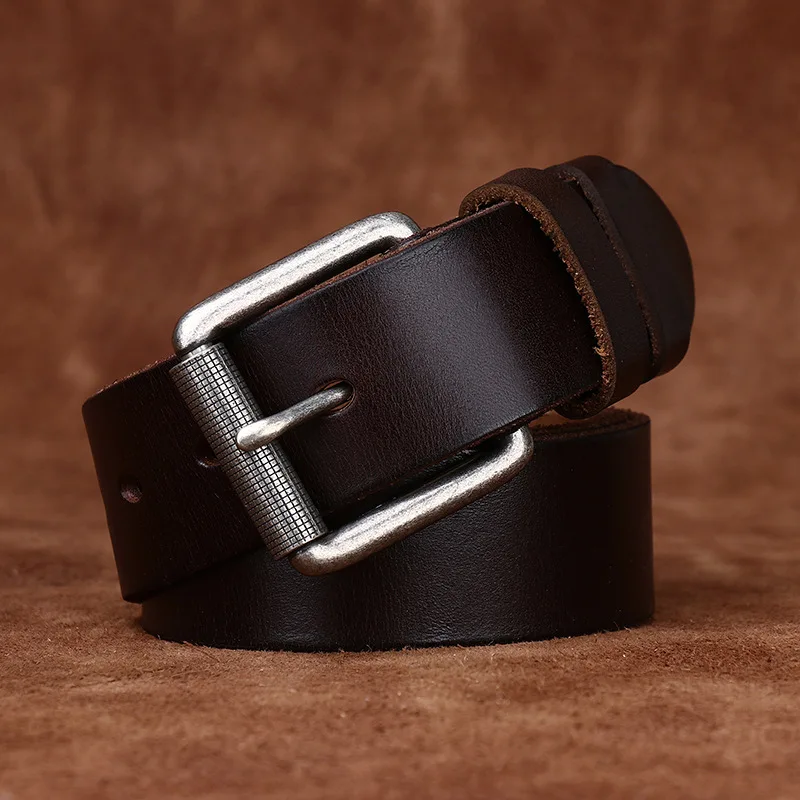 New Luxury Brand H Belts for Men High Quality Male Strap Genuine Leather Waistband Ceinture Homme No Buckle 3.8cm Belt