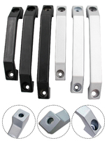 100-130mm Aluminum Alloy U-Shaped Cabinet Door Handle Luggage Furniture Wardrobe For Window Furniture Hardware Fittings