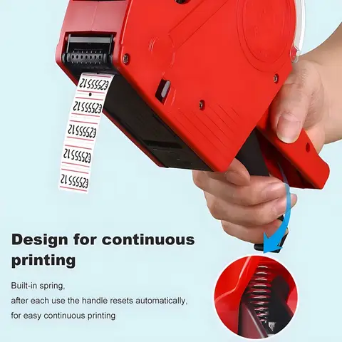 8-अंकीय मूल्य लेबल गन MX-5500 लेबलर किट लेबल रोल और इंक रोलर के साथ 10 best sales मूल्य बंदूक - №1