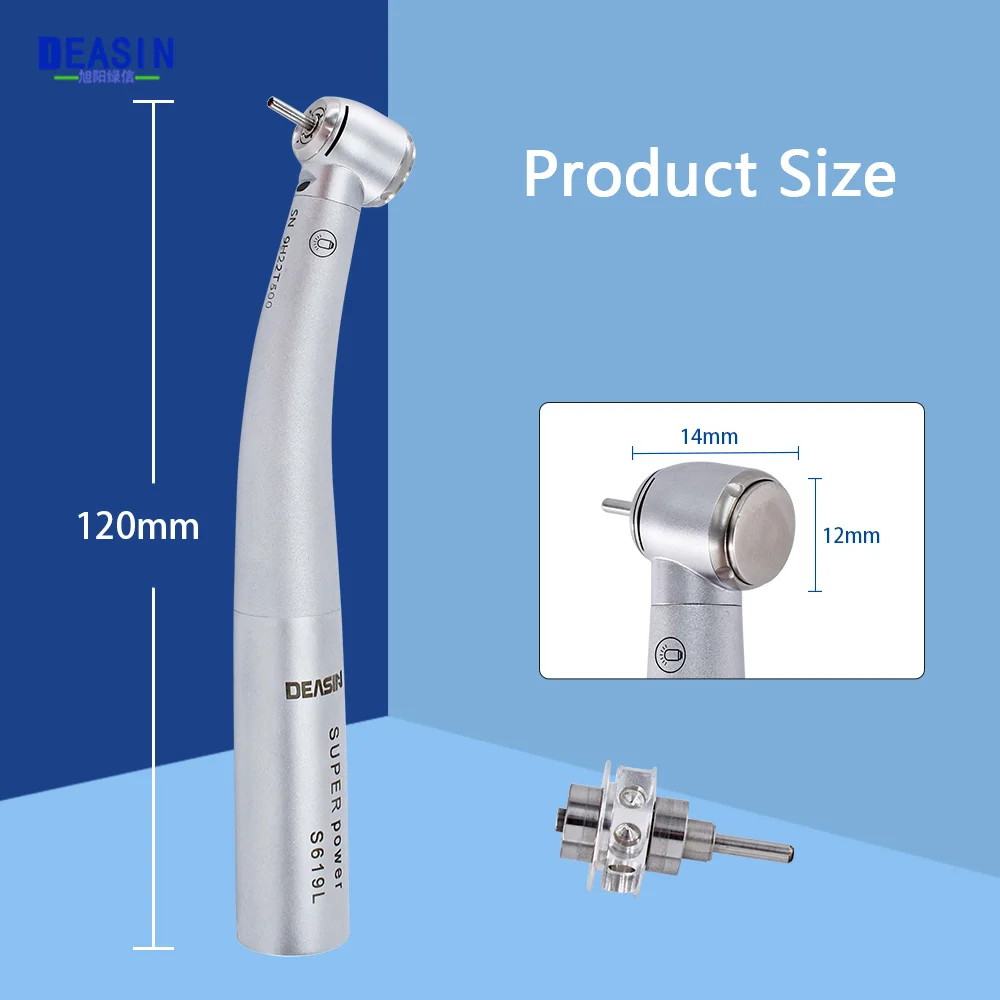 New Dental Fiber Optic Push Button High Speed Handpiece Fit For KAVO Coupler And Compatible To Torque LUX S619L