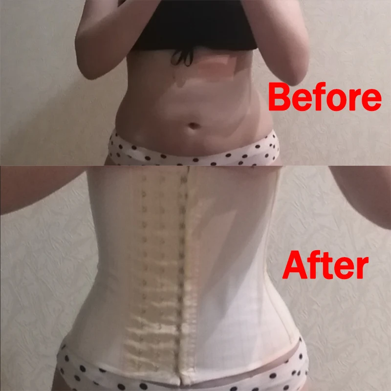 Long Torso Corset Waist Trainer Latex Body Shapewear Women Tummy Shaper Belly Sheath Sllimming Belt Modeling Strap Weight Loss