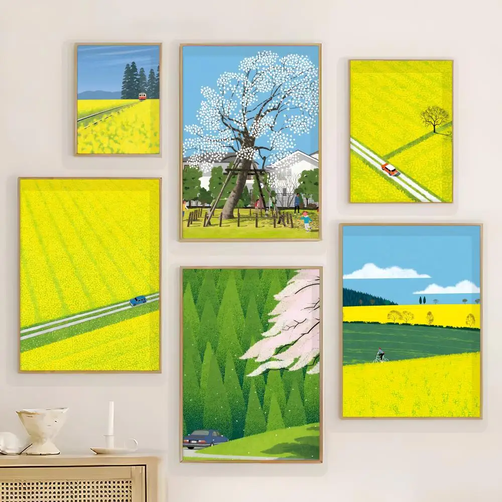 Künstler R-Ryo T-Takemasa Poster, Wandkunstdruck, Poster für Wohnzimmer, Schlafzimmer, Heimdekoration