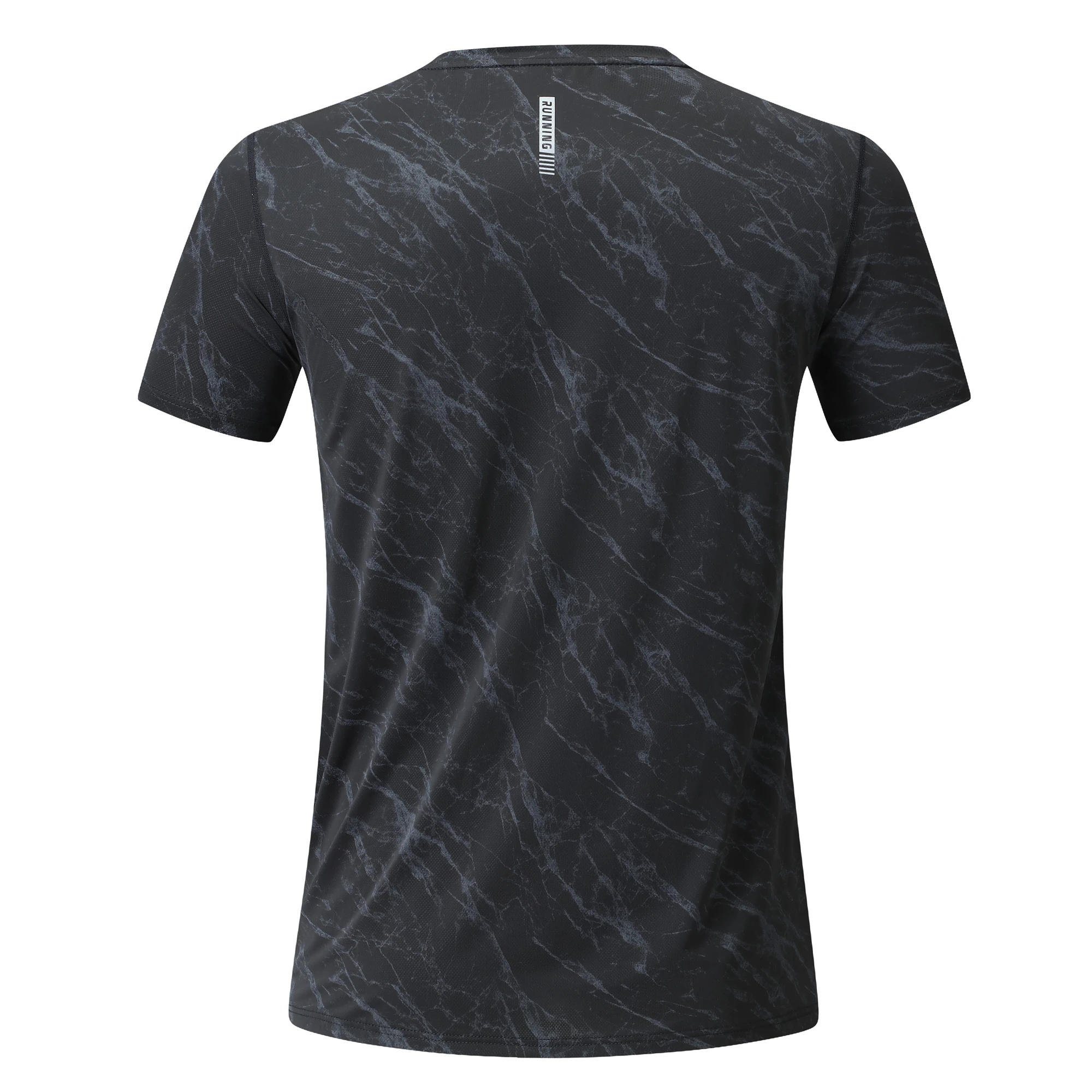 Mens Running T-Shirt Outdoor Sports Tops Short Sleeve Shirt Men Fitness Gym Guys Clothing Shirts Sportswear Breathable Quick Dry
