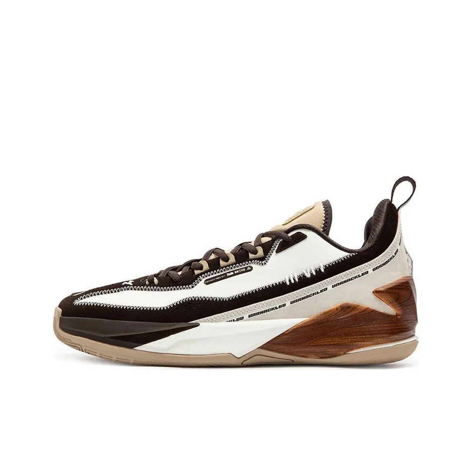 361 Generational Generation 1 Slip Resistant Abrasion Resistant Low top Basketball Shoes Men's White Black Brown 672511112-9