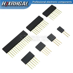 10pcs 2/3/4/6/8/10/15 Pin 2.54 mm Stackable Long Legs Femal Header For Arduino Shield