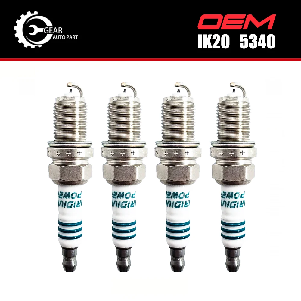 4PCS/lot IK20-5304 Iridium Spark Plug For Audi Honda Toyota Nissan Mazda Volvo Volkswagen BMW Peugeot Mitsubishi IK20 5304