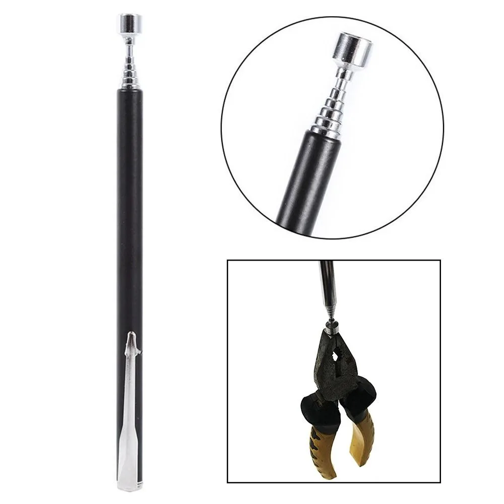 Portable Magnetic Pickup Tool Pen Shape Pocket Clip Magnetic Retrieval Pen Handy High Capacity Magnetic Pickup Stick for Repair