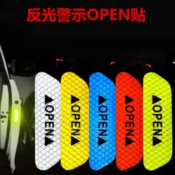 Car Door Sticker Safety Open Warning Reflector Tape For Toyota RAV4 Land Cruiser Camry Highlander Prado Prius Yaris Corolla Vitz