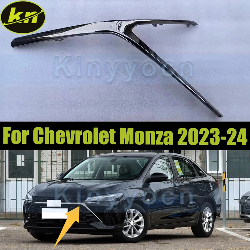 

Chrome Black Front Bumper Grille Trim For Chevrolet Monza 2023 2024 Front Bumper Grille Mesh Trim Bezel
